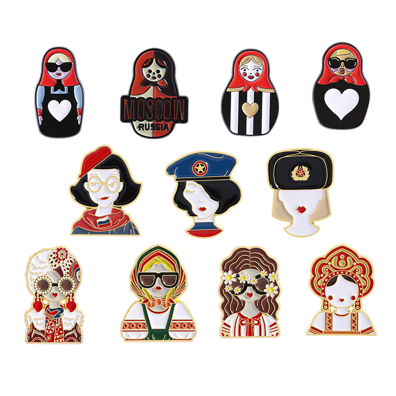 Cartoon Russian Girls Personag - Ethnic Fashion Images recensione e prezzo