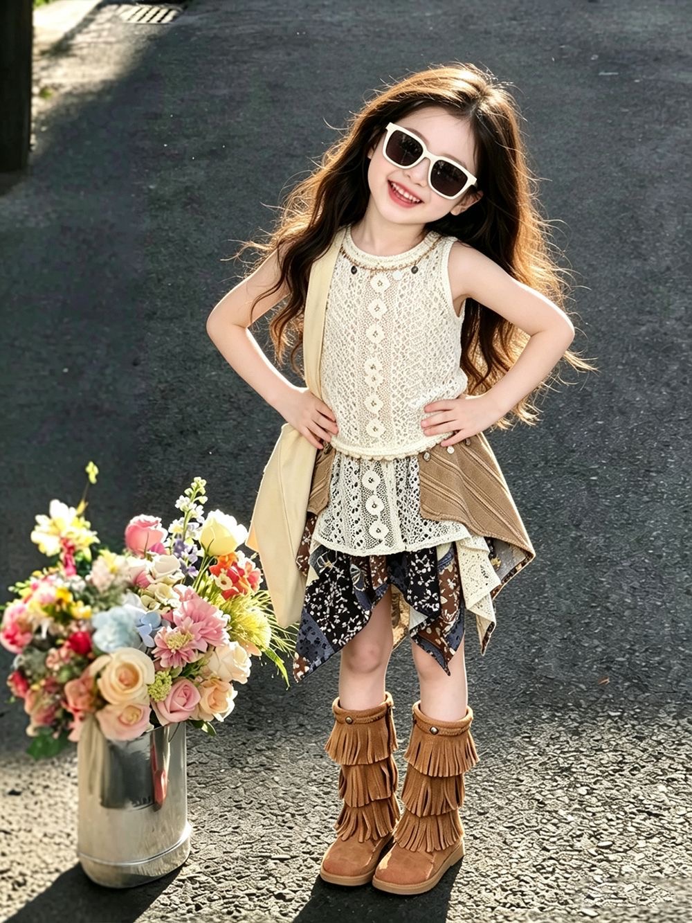 Completo Estivo per Bambine 20 - Kids Ethnic Fashion recensione e prezzo